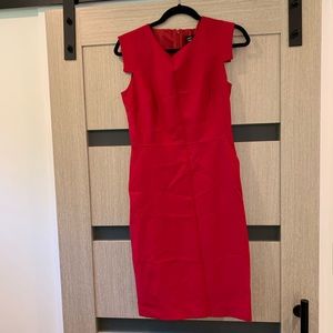 J Crew red Resume Dress